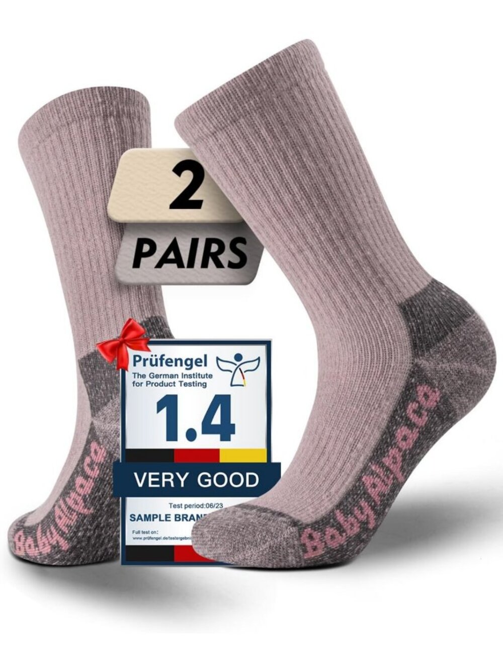 Cozy Alpaca Wool Hiking Crew Socks for Men & Women | Warm, Durable & Comfortable